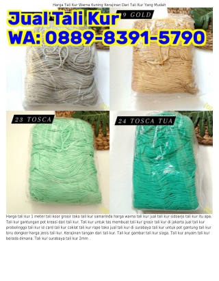 ౦889-8З91-5ᜪ9౦ (WA) Jual Beli Tali Kur Tali Kur Warna Hijau Muda