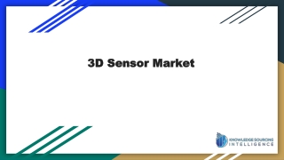 Global 3D Sensor Market size worth US$5.576 billion by 2027