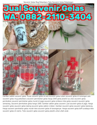 Ö882–2llÖ–ᣮ4Ö4 (WA) Souvenir Gelas Ulang Tahun Anak Gambar Sablon Gelas Souvenir