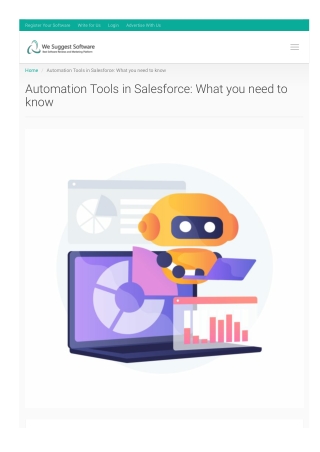 Automation Tools in Salesforce What you need to know