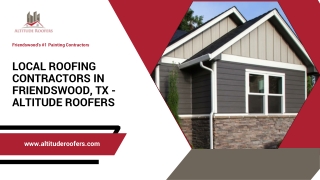 Local Roofing Contractors Friendswood