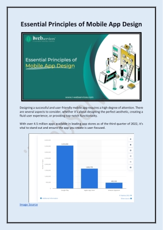 Essential Principles of Mobile App Design - iWebServices