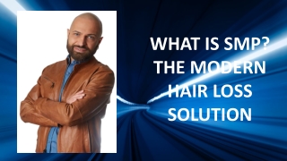 what is smp the modern hair loss solution