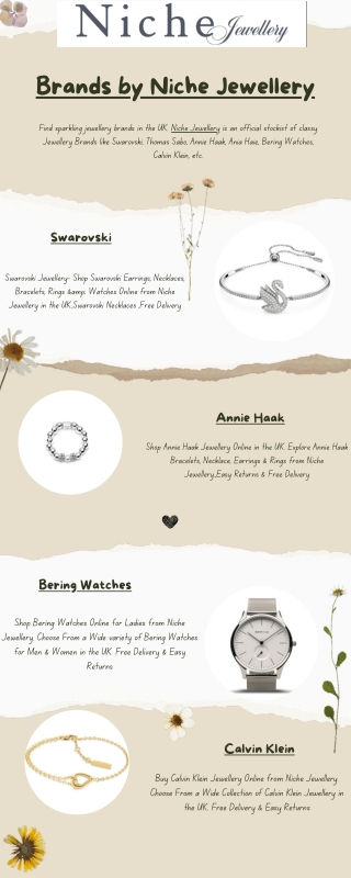 Brands by Niche Jewellery