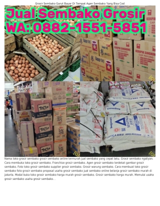 O88ᒿ_1551_5851 (WA) Agen Sembako Yang Paling Murah Grosir Sembako Di Solo