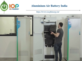 Aluminium Air Battery India