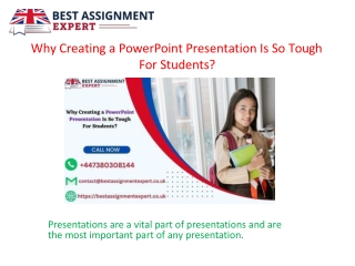 Why Creating a PowerPoint Presentation Is So Tough For Students.