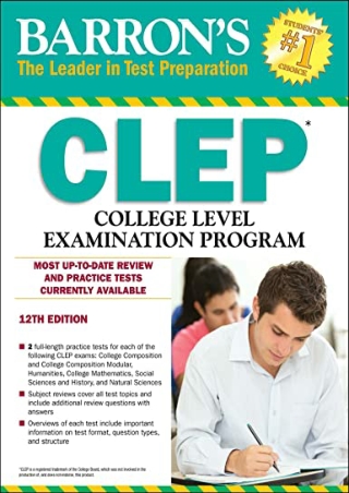$PDF$/READ/DOWNLOAD CLEP (Barron's Test Prep)
