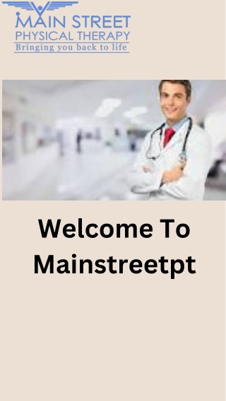 Get Best DTaP Therapist in Nassau offers by mainstreetpt