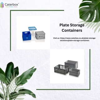 Plate Storage Containers Caterbox