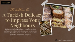 Buy Best Baklava Online in the UK