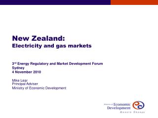 New Zealand: Electricity and gas markets