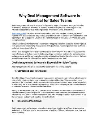 Why Deal Management Software is Essential for Sales Teams.docx