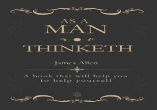 [KINDLE] Books As a Man Thinketh: A book that will help you to help yourself