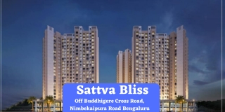 Sattva Bliss Off Buddhigere Cross Road, Nimbekaipura Road Bangalore E brochure