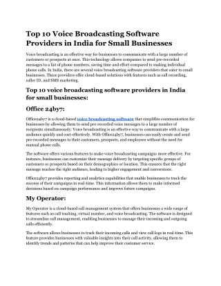 Top 10 Voice Broadcasting Software Providers in India for Small Businesses.docx (1)