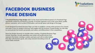 Facebook Business Page Design