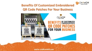 How Could Embroidered QR Code Patches Help Your Business Grow?