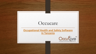 Occupational Health and Safety Software in Tanzania