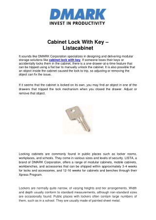 Cabinet Lock With Key – Listacabinet