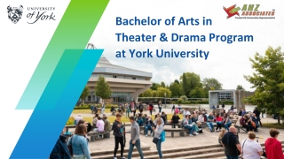 The Bachelor of Arts in Theater and Drama | AHZ Associates