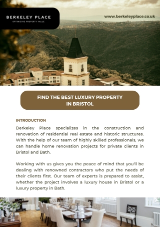 Luxury property bristol