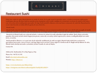 Restaurant Sushi