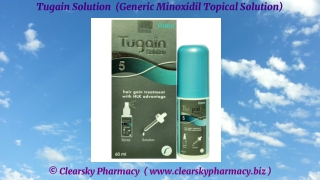 Tugain Solution (Generic Minoxidil Topical Solution)