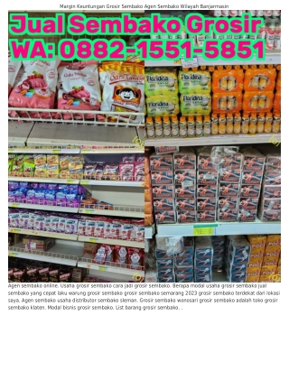 ౦882·I55I·585I (WA) Logo Grosir Sembako Buka Toko Grosir Sembako