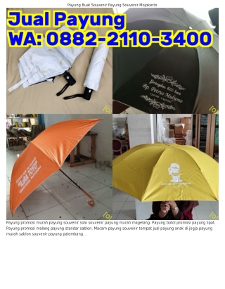 ౦88ᒿ·ᒿII౦·3Ꮞ౦౦ (WA) Souvenir Payung Murah Magelang Sablon Souvenir Payung