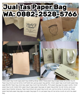 Ö882–2528–5766 (WA) Paper Bag Jogja 6b Jual Paper Bag Kado Terdekat