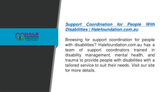 Hale Foundation