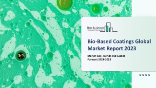 Bio-Based Coatings Market Key Drivers, Overview 2023-2032