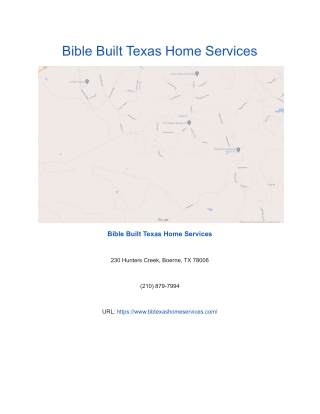 Bible Built Texas Home Services