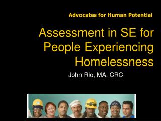 Assessment in SE for People Experiencing Homelessness