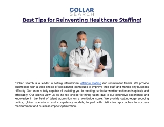 Best Tips for Reinventing Healthcare Staffing