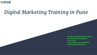 Digital Marketing Training in Pune