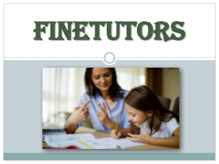Discovering The Perfect Maths Tutor for You at FineTutors.com