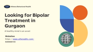 Join Our Best Bipolar Disorder Treatment in Gurgaon | Athena Behavioral Health