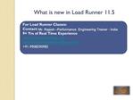 What is new in HP Load Runner 11.5