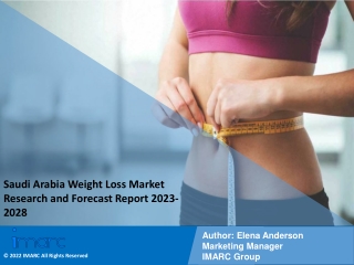 Saudi Arabia Weight Loss Market Size, Share Industry Trends Report 2023-2028