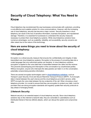 Security of Cloud Telephony_ What You Need to Know.docx