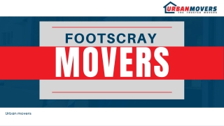 Footscray Movers - Urban Movers