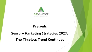 Sensory Marketing Strategies 2023: The Timeless Trend Continues