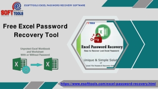 Free Excel Password Recovery Tool