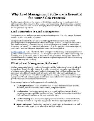 Why Lead Management Software is Essential for Your Sales Process.docx