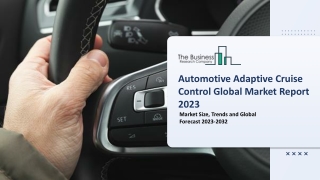 Automotive Adaptive Cruise Control Global Market By Technology, By Sales Channel, By Vehicle Type, By End User and Forec