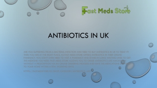 Buy Antibiotics Online UK Fastmedstore