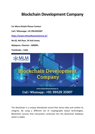 Blockchain Development Company-OG Software