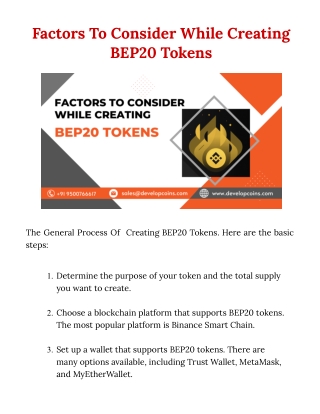 The Ultimate Guide to Launching a Successful BEP20 Token